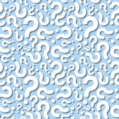 Soru gizli işaret gölge Seamless Modeli