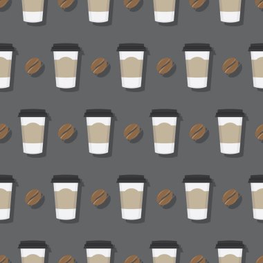 Kahve kağıt bardak doğal içki koyu örnek