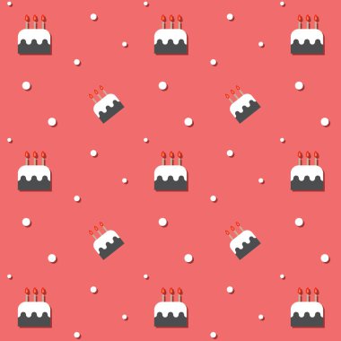 Sorunsuz doğum günü pastası parti desen