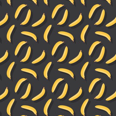 Muz sorunsuz tropikal meyve deseni