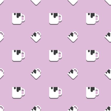 Kahve fincanı sabah içki Seamless Modeli