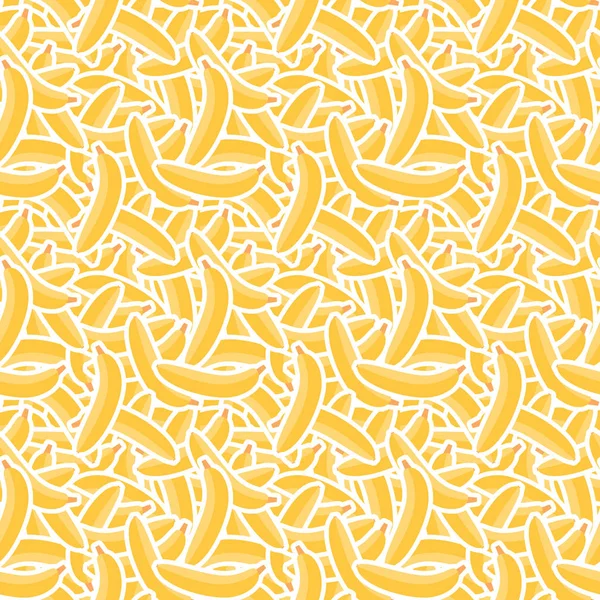 Banana Tropical Fruit Seamless Pattern — Stock Vector