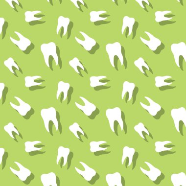 Diş gölge tıbbi desen ile sorunsuz