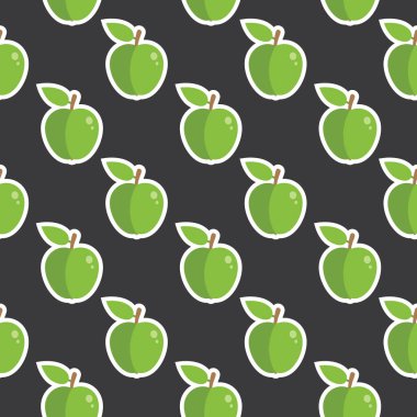 Elma meyve tatlı sorunsuz gıda desen