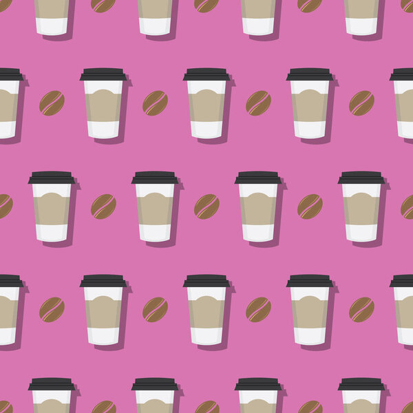 Coffee Drink Paper Cup Pattern