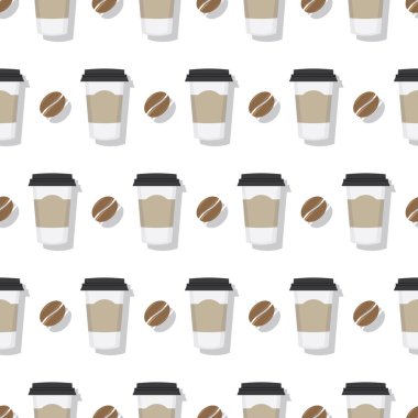 Kahve kağıt Kupası enerji içecek desen