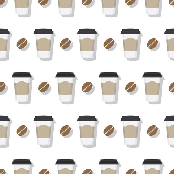 Coffee Paper Cup Energy Drink Pattern