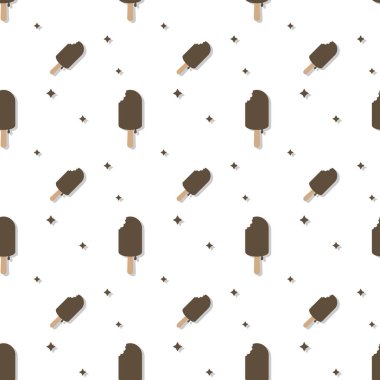 Dondurma soğuk tatlı Seamless Modeli