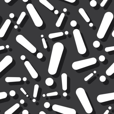 Sorunsuz ünlem işareti simgesi gölge koyu örnek