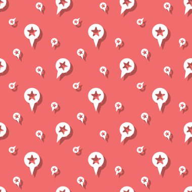 Yer işareti Dikişsiz desen arka plan harita