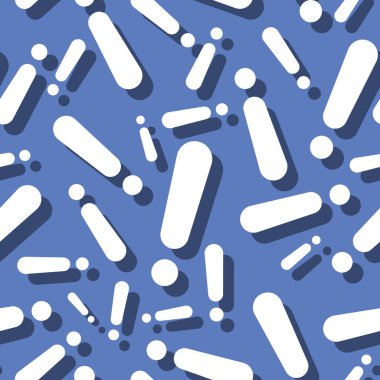 Ünlem işareti uyarı işareti Seamless Modeli gölge