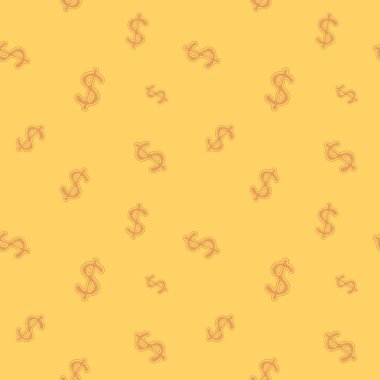 Doları para işareti Seamless Modeli