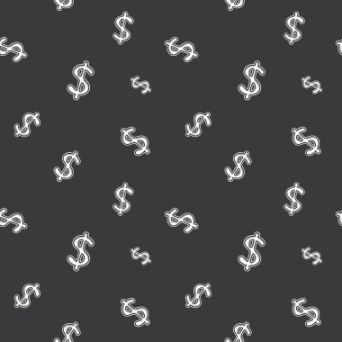 Doları para birimi para karanlık Seamless Modeli