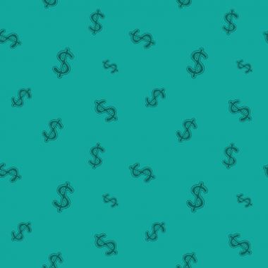 Doları para birimi para işareti sorunsuz arka plan