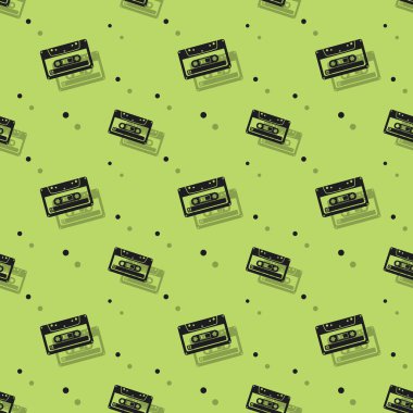 Ses Stereo kaset sorunsuz gölge desen