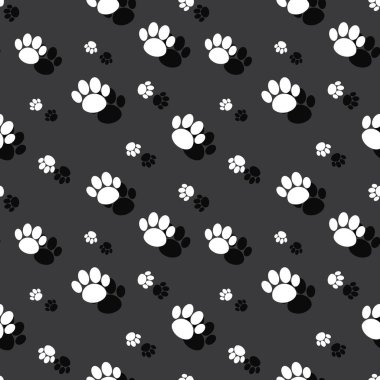 Hayvan pençe baskı Wildnature sorunsuz arka plan