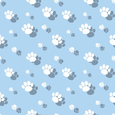 Hayvan pençe yazdırma simgesi Seamless Modeli