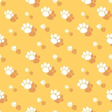 Hayvan pençe baskı sorunsuz yaban hayatı desen