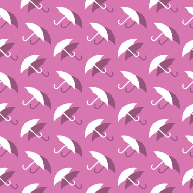 Şemsiye koruma Dikişsiz dekoratif desen arka plan