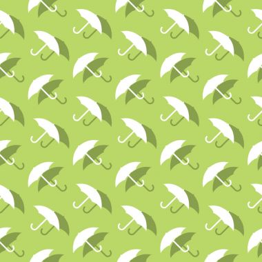 Şemsiye koruma sorunsuz dekoratif arka plan deseni