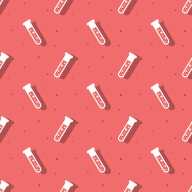 Bilim düz Flask kimyasal sorunsuz arka plan