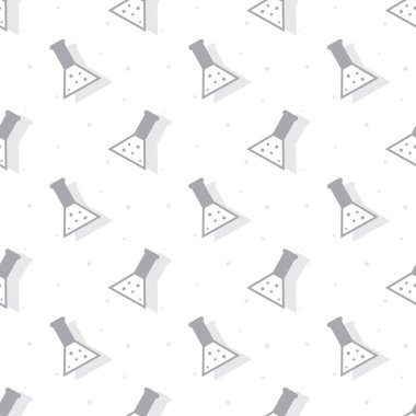 Bilim konik Flask Laboratuvar Test sorunsuz açık arka plan
