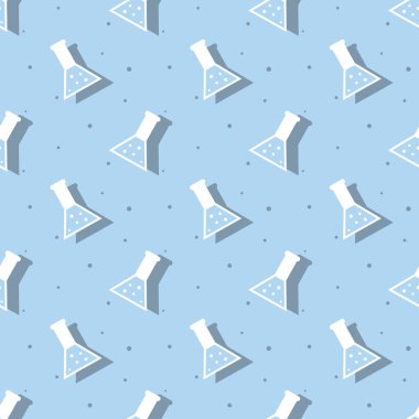 Bilim kimyasal konik Flask Seamless Modeli