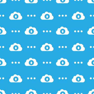 Bulut veri hizmeti bilgi Upload sembol siluet