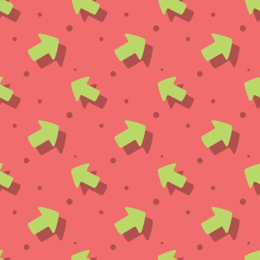 Ok sembol sevimli stil düz Seamless Modeli