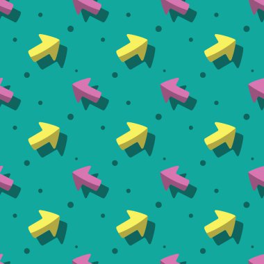 Ok gezinti sembol sevimli stil Seamless Modeli