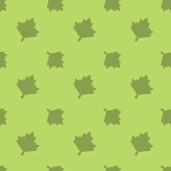 Maple Tree Leaf Seamless Silhouette Sfondo Grafiche Vettoriali
