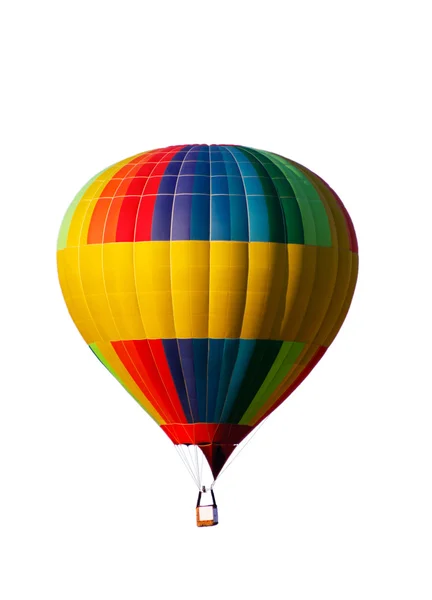 Balão de ar quente colorido isolado — Fotografia de Stock