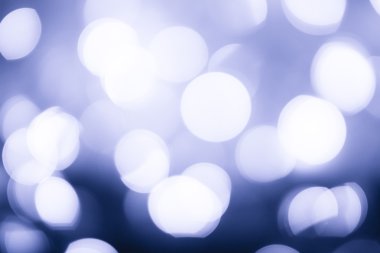 Mavi soyut Noel ışık arka plan olarak