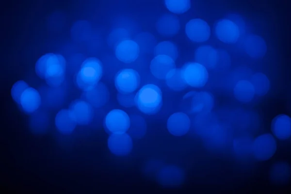 Azul Abstrato luzes de Natal como fundo — Fotografia de Stock