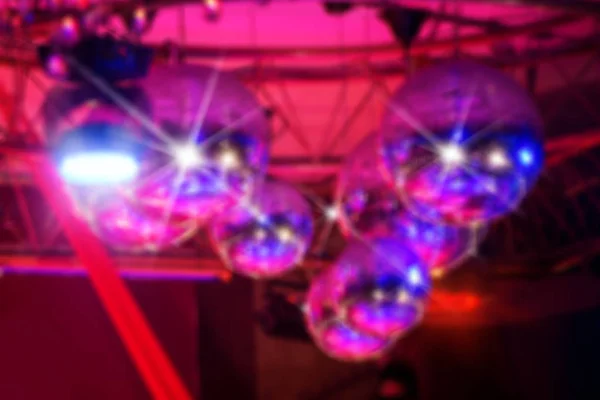 Disco balls light reflection background — Stock Photo, Image