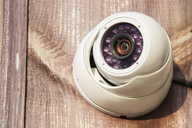 Açık çalışma Cctv güvenlik kamera.