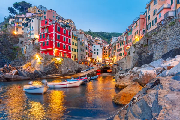 Riomaggiore, Cinque Terre, Liguria, Itálie — Stock fotografie