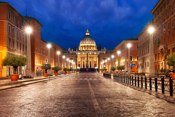 Katedra Saint Peter w Rzym, Watykan, Włochy. — Zdjęcie stockowe