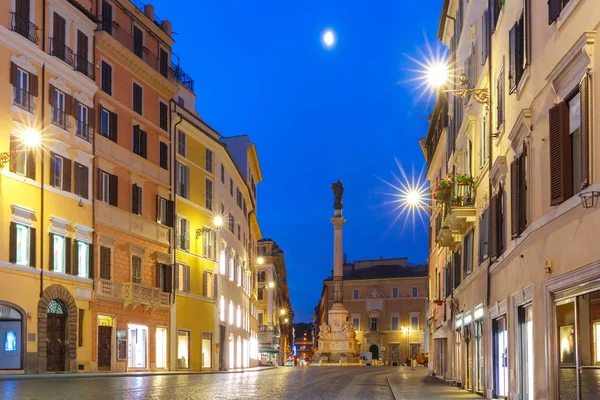 Column of the Immaculate Conception, Rome, Italy. — Stock Photo, Image