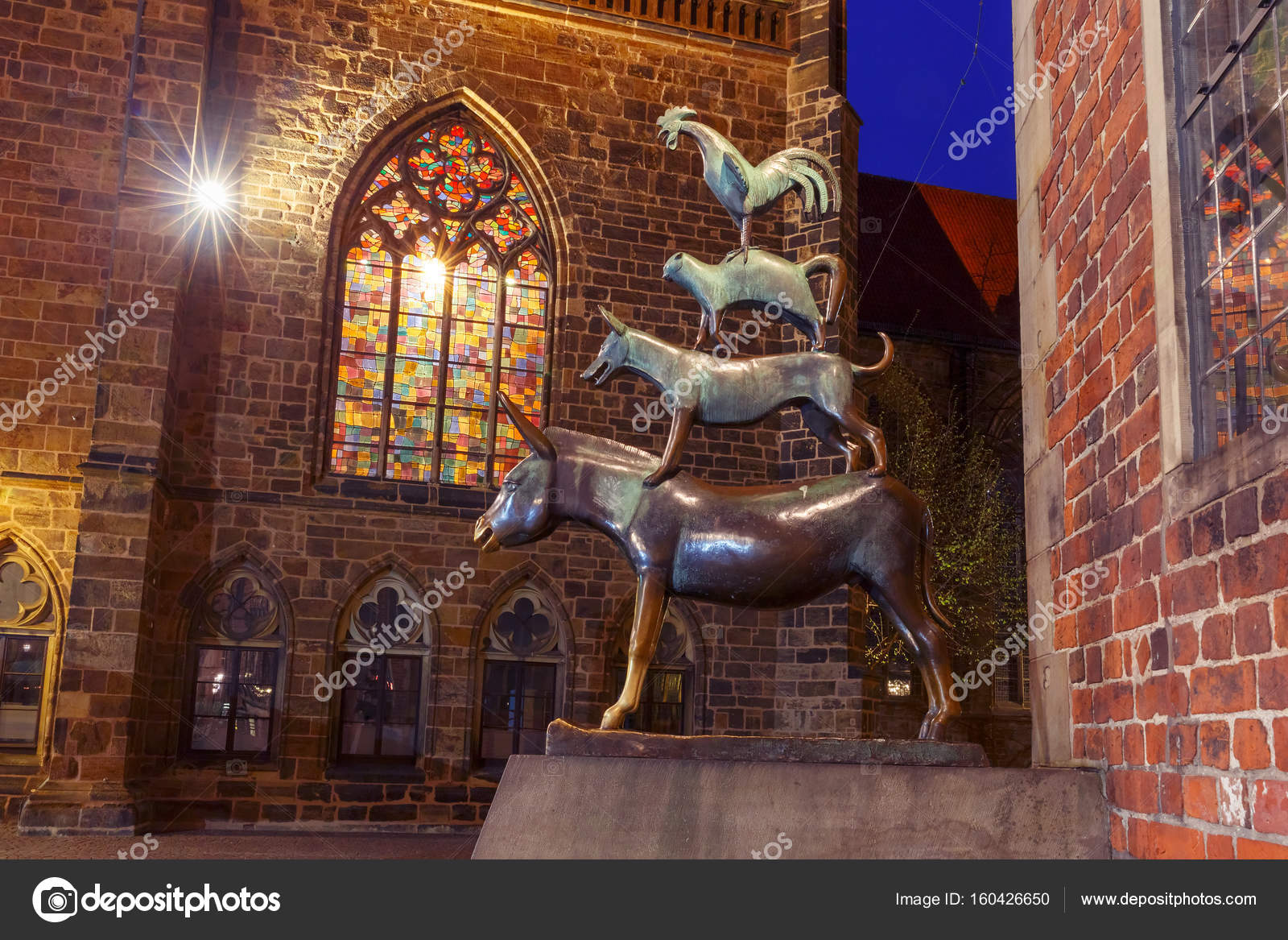 Les Musiciens De Brême à Brême Allemagne Photographie