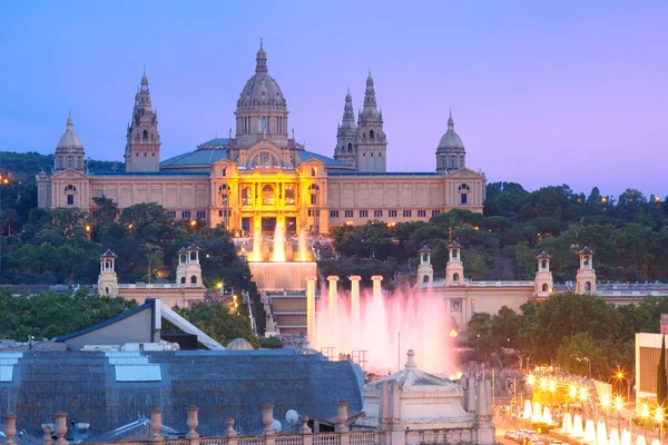 Placa Espanya em Barcelona, Catalunha, Espanha — Fotografia de Stock