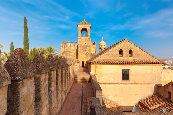 Alcázar de los reyes cristianos in cordoba, Spanje — Stockfoto