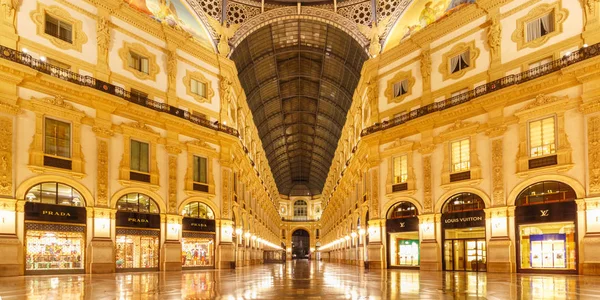 Galleria Vittorio Emanuele II Milano, İtalya — Stok fotoğraf