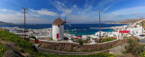 Mykonos City, Chora on island Mykonos, Greece — Stock Photo, Image