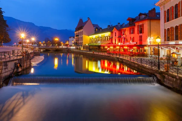 Annecy, appelée Venise des Alpes, France — Photo