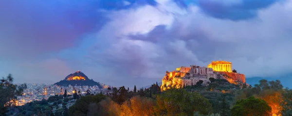 Acropole Colline et Parthénon à Athènes, Grèce — Photo