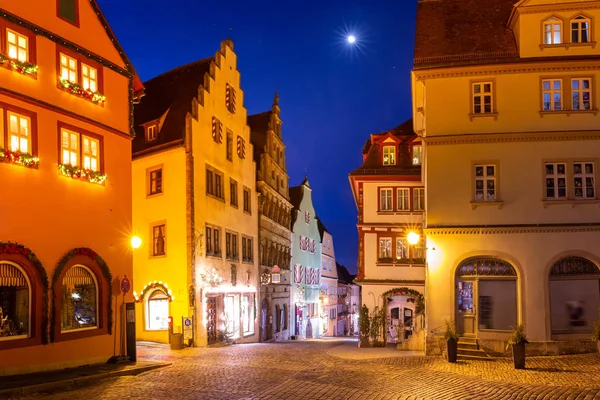 Christmas Rothenburg ob der Tauber, Alemanha — Fotografia de Stock