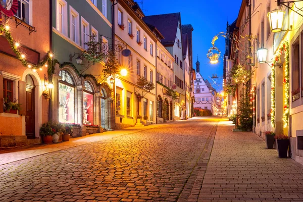 Christmas Rothenburg ob der Tauber, Almanya — Stok fotoğraf