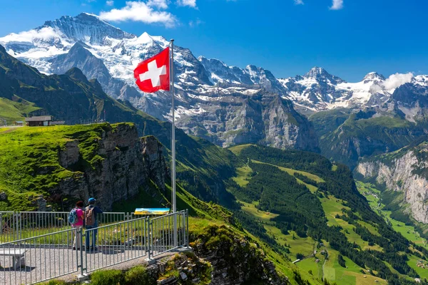 Punto di vista Mannlichen, Svizzera — Foto Stock