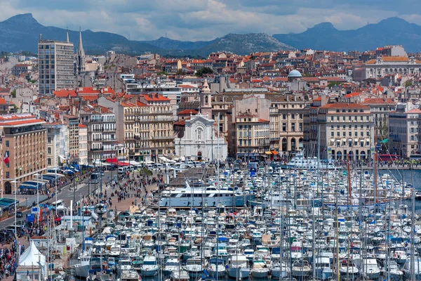 Old Vieux Port Marseille, Francia — Foto Stock